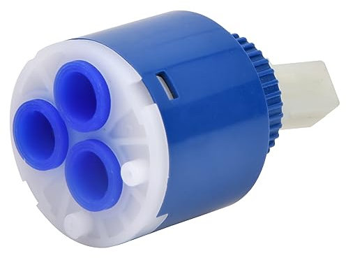 Wisebom Cartouche Ceramique 35MM Cartouche de Robinet en Céramique Valve Remplacement, Cartouche de Rechange Cartouche Thermostatique, Cartouche Mitigeur pour Robinet Mitigeur de Salle de Bain
