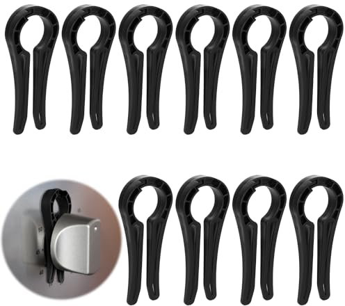 5st Herdknopf Abdeckung, Herdknopf Abdeckung Kindersicherung Stove Knob Covers Kindersicheres Herdschloss Tragbar Kindersicherung für Babys und Haustiere Küche Restaurant Zuhause (Schwarz)