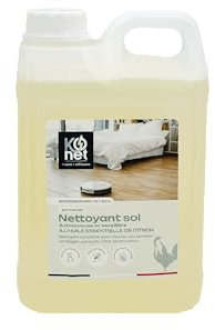 K-ONET - Nettoyant Sol - Robots laveur - Huile essentielle de citron - Pour carrelages, parquets et lino - Environ 140 lavages - 2 l