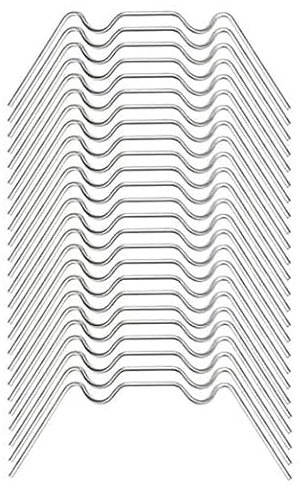 25 Stück Gewächshaus Klammern Edelstahl, Klammern für Gewächshaus, Gewächshausklammern Sturmfest, Klammern für Gewächshaus für Gewächshausplatten Hohlkammerplatte Glashaus