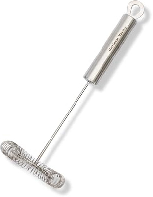 Heirloom Swedish Sauce and Gravy Whisk for Easy Mixing | Durable Stainless Steel with Ergonomic Handle | Ideal for making gravies, sauces, custard, pie filling. Whisks for Cooking