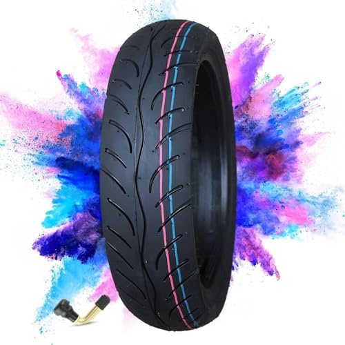 100/60-12 Pneumatico per Moto | 100/60/12 Tipo Tubeless, Anteriore e Posteriore | 100 60 12 Pneumatico Stradale a Bassa Resistenza Aerodinamica, Resistente All'abrasione e Antiscivolo