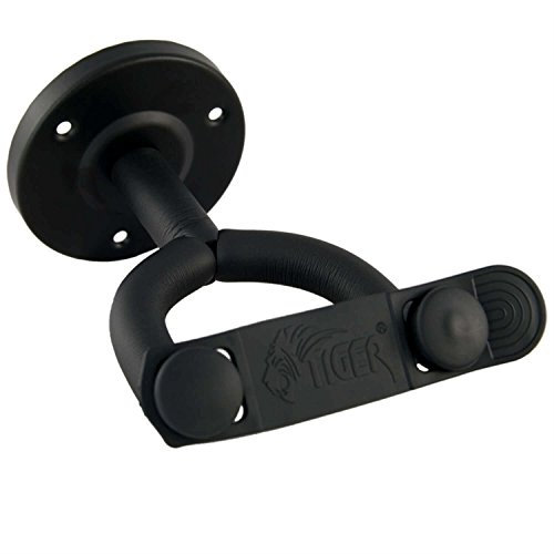 Tiger GST42-BK Wandhalter für Gitarren - Schwarz