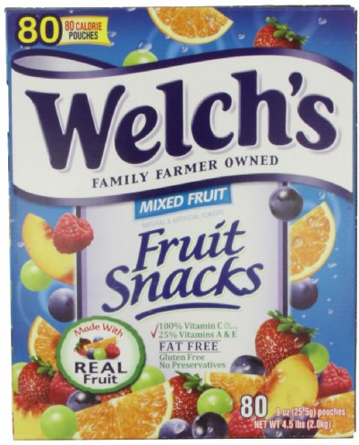 Welch's Mixed Fruit Snacks, 0.9 Unzen, 80-Count