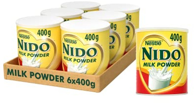 Nestlé Nido Milk Powder, 400 g (Pack of 6)