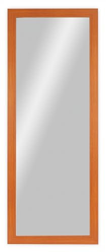 CHELY INTERMARKET MOD128 Espejo Pared Vertical Decorativo Grande Estilo Moderno Marco Madera Cuerpo Entero Elegante 35x140 cm Cerezo Ideal Recibidor Dormitorio Baño Incluye Kit Montaje