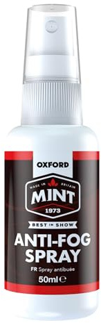 Oxford Mint Antifog Visor/Goggles Spray, 50ml
