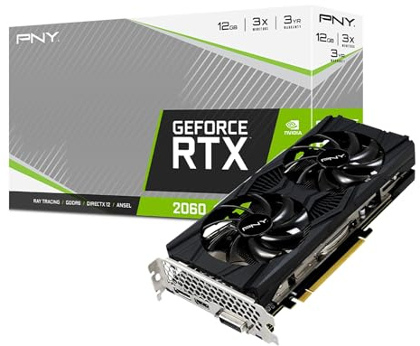 PNY GEFORCE RTX™ 2060 12GB XLR8 Gaming REVEL EPIC-X RGB™ Dual Fan Edition
