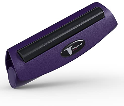 Insomnia Smoke Zigarettendrehmaschine | Tabak Zigarettenrolle Konischev Drehmaschine Zigarettenroller für normale Größe 80 mm oder King-Size-Betten 110 mm Vorrollkegel (Regular size, Violett)