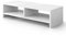 Youyijia Monitor Stand Desk Riser Wood Monitor Stand with Drawer 50 X 20 X 11.7cm 2 Tier Computer Desktop Stands for Desk PC Laptop Display Screen Printer Notebook White