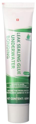 Sellador de tanque de peces – Pegamento fugas seguro | Adhesivo para acuario de 60 ml para juntas de buceo en rápido para estanque equipo