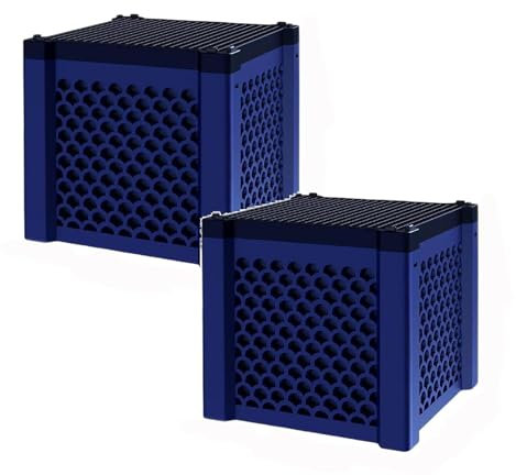 Aktivkohle Wasser Würfel für Aquarium, Teiche und Pferdetränken, Clever Cube ökologischer Purifier gegen Gerüche, Frischwasser für Fische und Tiere (2 Stück)