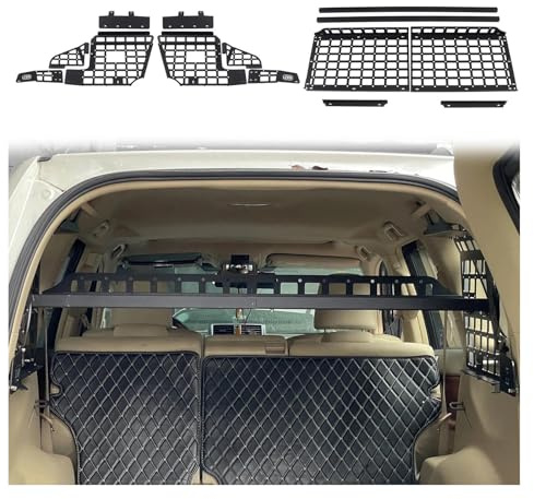 UAGFDFF pour Toyota pour Land Cruiser pour Prado J150 2010-2022 Étagère Coffre Supports Rangement Modulaires Organisateurs De Bagages Housse Colis Cargo Coque Cache-Bagages(No Speaker)