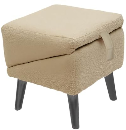 Rampe pour Animal de Compagnie, Marches Antidérapantes pour Chien, 2 en 1 Pouf Extensible et Marchepied pour Chat et Petits Chien, Aide à Escalade Robuste pour Chevet, Canapé, Design Léger Portable