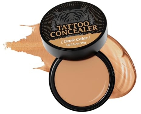 Corrector Corporal De Cobertura Total 20 G, Maquillaje Para Cubrir Tatuajes, Maquillaje Resistente Al Agua Para Tatuajes, Crema De Camuflaje Para La Piel Resistente Al Sudor De Larga Duración