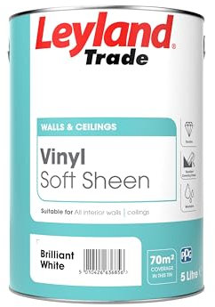 Leyland Trade Soft Sheen Emulsion Paint - Brilliant White 5L
