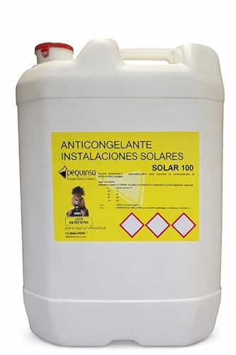 Refrigerante - Antigelo a base di glicole propilenico concentrato per circuiti di raffreddamento di impianti solari, confezione da 30 litri.