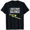 I DESTROY SILENCE, Posaunisten Geschenk, lustiges Posaune T-Shirt