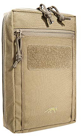 Tasmanian Tiger TT Tac Pouch 7.1 Rucksack Zusatz-Tasche mit Patch Klett-Fläche Molle-System kompatibel, Zubehör-Tasche für EDC, Werkzeug oder kleine Erste Hilfe Sets, 24 x 15 x 6 cm, Khaki