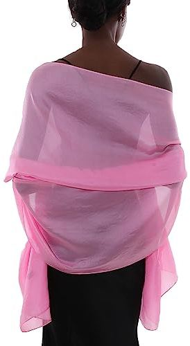 PIOYMEYA Stola festlig för aftonklänning damer halsdukar sommar tunn strömbrytare pashmina