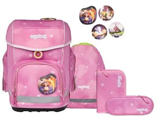 ergobag cubo Set ergonomischer Schulranzen Klassisch 5-teilig 1. Klasse Grundschule