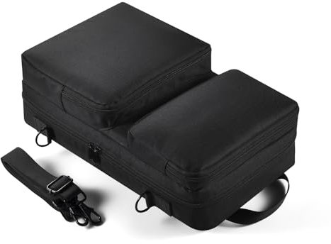 Yaowanguan Bolsa para Pioneer DDJ-FLX2/DDJ-200/WeGO4-K,Funda para Hercules DJControl Inpulse 200 MK2/Inpulse 200,Controlador DJ Maleta para AlphaTheta FLX2,Viaje Mochila para Numark Party Mix II