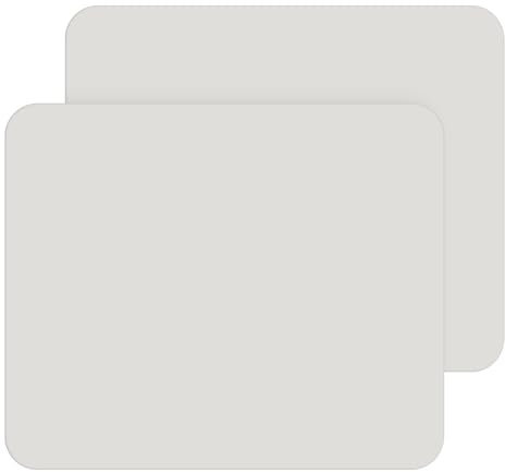 JJUNW 2 Stück Silikon Platzsets, 20x24 cm Silikonmatte Rutschfeste Bastelunterlage Malunterlage Abwaschbar Multifunktionales Silikon Unterlage für Platzset Basteln Tischmatte(Mehrfarbig)