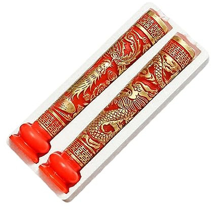 MAGICLULU Candele Decorative Per Matrimoni Decorazioni Per Feste Nuziali Drago e Accessori Per Scenografie Nuziali Cinesi