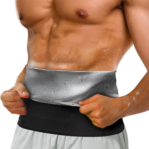 THQAE Ceinture de Sudation Abdominale Unisexe,Ceinture Abdominale Amincissante Ajustable,Ventre Plat Sauna Waist Trainer, pour Fitness Minceur Jogging Yoga