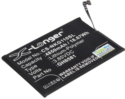 Akku kompatibel mit Nokia GH6581 - Li-Polymer 4850mAh - G11 Plus, G11 Plus 2022, TA-1408, TA-1413, TA-1421, TA-1429