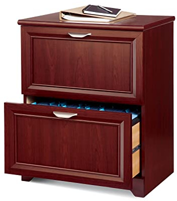 Realspace® Magellan 23-1/2W x 16-9/16D Lateral 2-Drawer File Cabinet, Classic Cherry