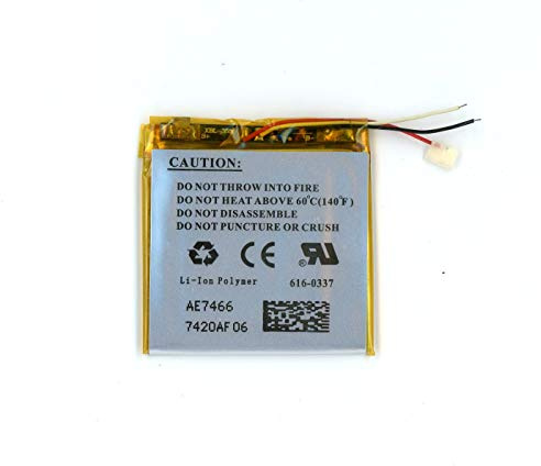 Sintech Batterie mit Werkzeug 400 mAh kompatibel für iPod Nano 3G