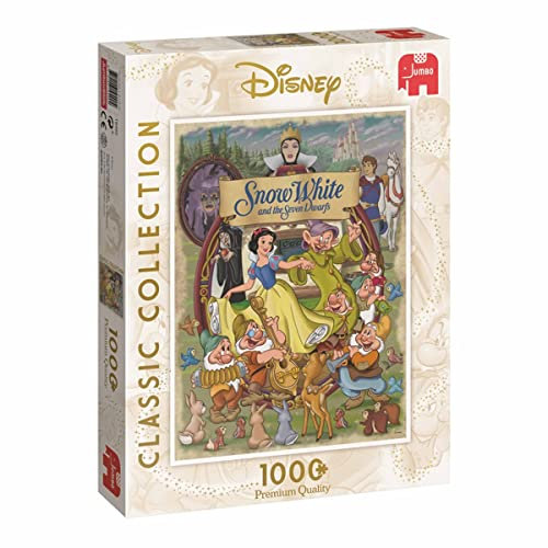 Jumbo, Disney Classic Collection - Snow White, Disney Jigsaw Puzzles for Adults, 1,000 piece