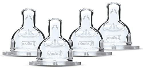 Dodie Lot de 4 Tétines Plates anti-coliques Sensation Débit 3 - rapide