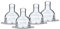 Dodie Lot de 4 Tétines Plates anti-coliques Sensation Débit 3 - rapide