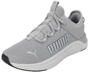 PUMA Softride Astro Slip, Road Running Shoe Unisex Adulto, Cool Mid Gray-Feather Gray-Frosted Dew, 38.5 EU