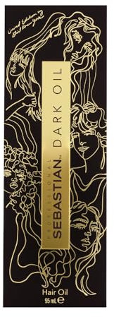 Sebastian Professional Dark Oil Limited Edition by Girlknewyork, leichtes Haarstyling-Öl, seidiger Effekt ohne zu beschweren, glattes und seidiges Haar bis zu 48 Stunden, alle Haartypen, 95 ml