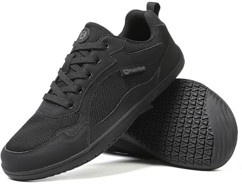 Freiluftkind Everest Barefoot Shoes Antiscivolo (Nero/Misura 44) – Il Scarpe Barefoot Perfetto per la Tua Avventura – Scarpe Barefoot Uomo e Donna