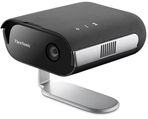 ViewSonic M1 Max Beamer mit 1080p Full HD, Google TV und 360°-Projektion für mobiles Entertainment