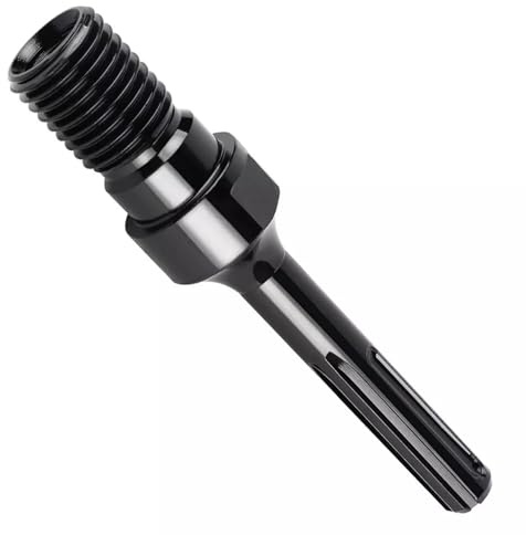 Bohaner 1 1/4 tum UNC-adapter till SDS-max för kärnborrkrona, diamantborrkrona, SDS MAX adapter för elektriska hammare, total längd 190 mm kärnborr, borrförlängning (SDS-Max, 1)