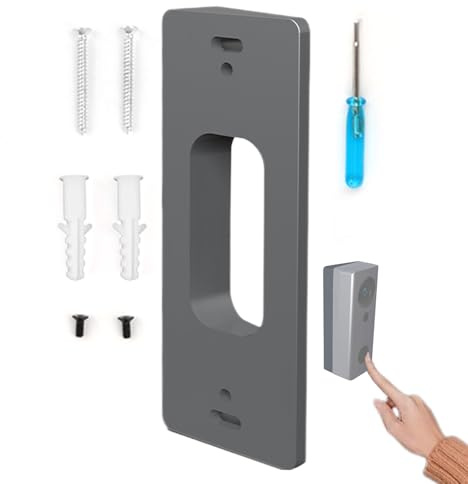 Genérico Soporte de Timbre de Video - Monte de Videos antirrobo de Videos | Soporte de Campana de Anillo | Soportes de Seguridad de la cámara, Soportes de Timbre Seguro, Prueba de Robo, Pinza