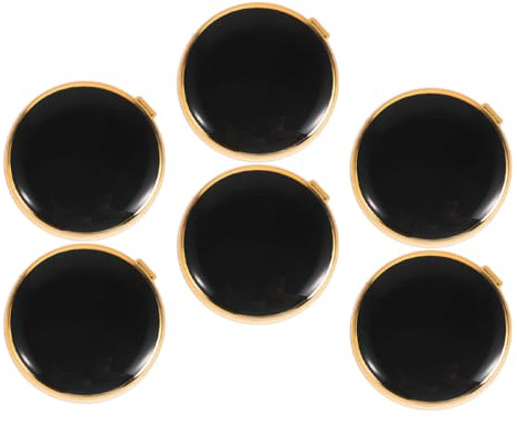 SHOWERORO Cubiertas de Botones para Camisa Hombre, 3 Pares de Gemelos de Aleación de Zinc, Accesorios Elegantes para Traje Formal y Esmoquin, Clip Resistente para Bodas y Eventos Obsequios