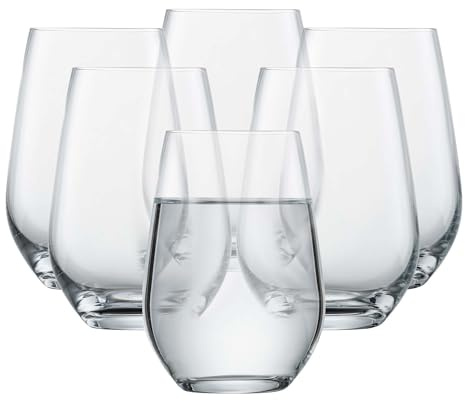 SCHOTT ZWIESEL Forté Universal Tumbler (Set of 6), Versatile Drinking Glasses, Dishwasher-Safe Tritan Crystal Glasses, Made in Germany (19 Ounce)