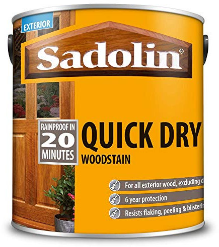 Sadolin 2.5 Litre Quick Drying Woodstain Jacobean Walnut