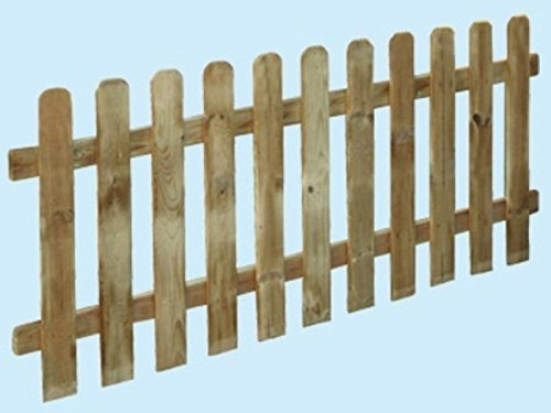 Staccionata steccato bordure recinzione legno impregnato LASA Classic L 100 x H 80