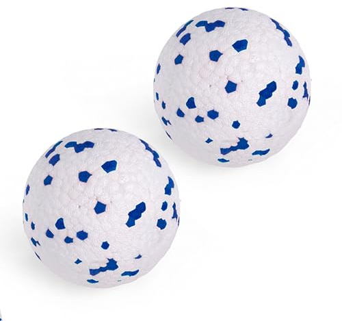 Petface Outdoor Paws Mighty Ball Dog Toy, Medium (Pack of 2) | Extra Strong ETPU Material, Floats on Water, for Fetch & Bounce Play