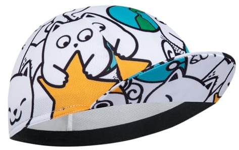 Gorra de ciclismo para hombre, de poliéster, transpirable, con protección UV y banda absorbente, para bicicleta de carreras, Mountain Bike y actividades al aire libre (unisex)