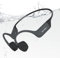 Rhyfell Swimming Headphones, Bone Conduction Headphones Bluetooth 5.4, All Liquid Silicone, IP68 Waterproof, 32G Memory Underwater Listening for Snorkeling, Surfing, Swimming, Rafting