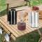 CHICIRIS El Arrancador de Fuego Rápido Puede Arrancador de Fuego Rápido de Encendido Cubo de Carbón Acero Inoxidable Chimenea con Entrada de Viento para Cocinar Al Aire Libre BBQ Grilling Camping