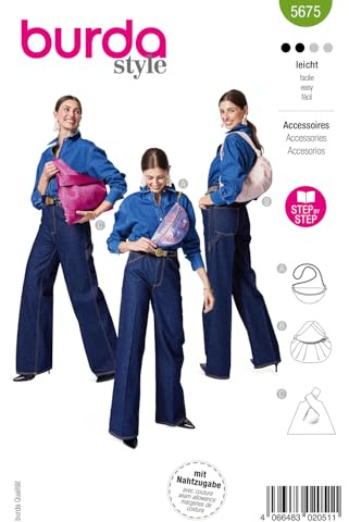 burda style Schnittmuster Taschen #5675 Gr. One-Size